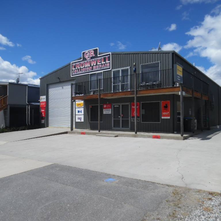Exterior of the auto repair workshop
